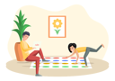 پیش‌نمایش فایل man-and-woman-playing-twister-game-5682725 از پک بازی کردن