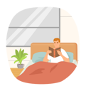 پیش‌نمایش فایل man-reading-book-while-relaxing-on-bed-5684875 از پک خواندن کتاب