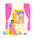 پیش‌نمایش فایل female-book-reader-5684370 از پک خواندن کتاب