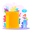 پیش‌نمایش فایل happy-woman-reading-book-5684386 از پک خواندن کتاب