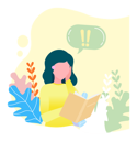 پیش‌نمایش فایل young-girl-reading-book-5684381 از پک خواندن کتاب