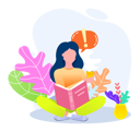 پیش‌نمایش فایل young-girl-reading-book-5684383 از پک خواندن کتاب
