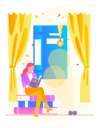 پیش‌نمایش فایل young-woman-reading-book-5684377 از پک خواندن کتاب