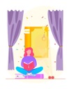 پیش‌نمایش فایل young-woman-studying-at-home-5684376 از پک خواندن کتاب
