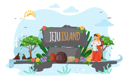 پیش‌نمایش فایل female-south-korean-villager-standing-at-jeju-island-5757563 از پک جزیره