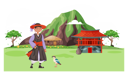 پیش‌نمایش فایل samurai-in-traditional-clothes-5757549 از پک جزیره
