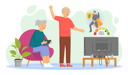 پیش‌نمایش فایل old-people-play-video-game-5758173 از پک سالمندان با تکنولوژی
