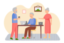 پیش‌نمایش فایل old-people-using-smart-gadgets-5758185 از پک سالمندان با تکنولوژی