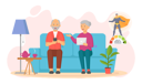 پیش‌نمایش فایل senior-people-with-different-gadgets-5758182 از پک سالمندان با تکنولوژی