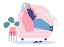 پیش‌نمایش فایل elderly-female-watching-video-on-tablet-5758155 از پک افراد مسن مدرن