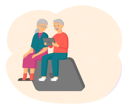 پیش‌نمایش فایل aged-couple-watching-video-on-tablet-5758154 از پک بازی ویدیویی سالمندان