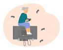 پیش‌نمایش فایل old-woman-play-video-game-together-5758149 از پک بازی ویدیویی سالمندان