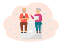 پیش‌نمایش فایل senior-couple-with-different-gadgets-5758152 از پک بازی ویدیویی سالمندان