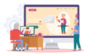 پیش‌نمایش فایل elderly-couple-chatting-with-daughter-on-video-call-5758144 از پک سالمندان دیجیتالی