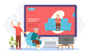 پیش‌نمایش فایل old-people-play-video-game-together-5758147 از پک سالمندان دیجیتالی