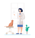 پیش‌نمایش فایل female-vet-doctor-checking-pet-cat-6021298 از پک مراقبت های بهداشتی
