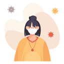 پیش‌نمایش فایل lady-in-mask-6257589 از پک افراد با ماسک