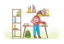 پیش‌نمایش فایل animal-school-6257454 از پک آموزش عالی حیوانات