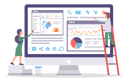 پیش‌نمایش فایل business-global-webpage-and-graph-report-6378067 از پک فعالیت‌های کسب‌وکار