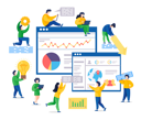 پیش‌نمایش فایل business-team-working-on-data-analytics-6378043 از پک فعالیت‌های کسب‌وکار