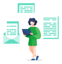 پیش‌نمایش فایل woman-with-laptop-in-hands-reads-emails-and-chats-6377980 از پک فعالیت‌های کسب‌وکار