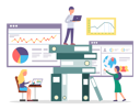پیش‌نمایش فایل workers-research-building-business-online-6377975 از پک فعالیت‌های کسب‌وکار