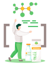 پیش‌نمایش فایل guy-examines-the-chemical-composition-of-vegan-milk-6394115 از پک شیر وگان