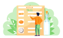 پیش‌نمایش فایل man-choosing-vegan-milk-menu-6394119 از پک شیر وگان
