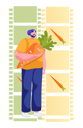 پیش‌نمایش فایل man-on-vegan-diet-6394127 از پک شیر وگان