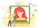 پیش‌نمایش فایل woman-having-a-conference-video-call-with-her-friends-6393891 از پک متفرقه