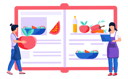 پیش‌نمایش فایل book-with-recipes-6396644 از پک آموزش آنلاین