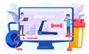 پیش‌نمایش فایل online-sport-shop-6396629 از پک آموزش آنلاین