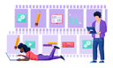پیش‌نمایش فایل student-attending-online-maths-class-6396364 از پک آموزش و دانش