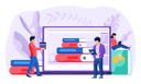 پیش‌نمایش فایل students-reading-online-book-6396371 از پک آموزش و دانش