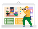 پیش‌نمایش فایل man-blogging-board-game-6420324 از پک بازی ها
