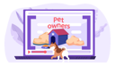 پیش‌نمایش فایل computer-screen-with-tutorial-about-keeping-and-feeding-dogs-at-home-6394527 از پک حیوان خانگی