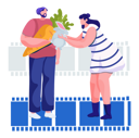 پیش‌نمایش فایل happy-couple-with-rabbit-6394535 از پک حیوان خانگی