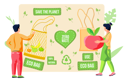 پیش‌نمایش فایل eco-friendly-shopping-6394382 از پک بوم شناسی