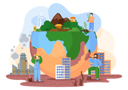 پیش‌نمایش فایل planet-with-green-trees-and-bushes-surrounded-6420649 از پک بوم شناسی