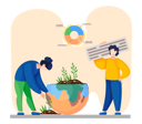 پیش‌نمایش فایل volunteer-people-plant-trees-in-city-park-6420654 از پک بوم شناسی