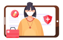 پیش‌نمایش فایل girl-in-mask-quarantine-6393850 از پک پزشکی و مراقبت های بهداشتی