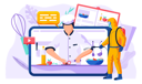 پیش‌نمایش فایل video-recording-of-a-culinary-blog-6420383 از پک همه‌گیری کرونا