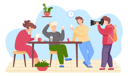 پیش‌نمایش فایل best-friends-take-a-group-picture-6420450 از پک خانواده و دوستان