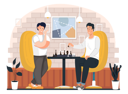 پیش‌نمایش فایل group-of-people-is-playing-chess-at-home-6420429 از پک خانواده و دوستان