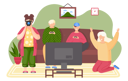 پیش‌نمایش فایل people-playing-video-games-6420449 از پک خانواده و دوستان