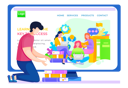 پیش‌نمایش فایل learning-online-app-6420404 از پک وب‌سایت