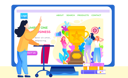 پیش‌نمایش فایل woman-business-coach-blogging-6420391 از پک وب‌سایت