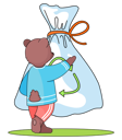 پیش‌نمایش فایل bear-holding-bag-of-waste-recycling-6419639 از پک فعالیت حیوانات