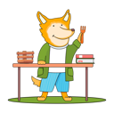 پیش‌نمایش فایل fox-playing-with-wooden-fork-6419635 از پک فعالیت حیوانات