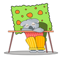 پیش‌نمایش فایل sloth-sleeping-on-desk-6419636 از پک فعالیت حیوانات